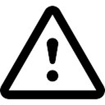 Attention Exclamation Triangular Signal - Attention Sign, Transparent background PNG HD thumbnail