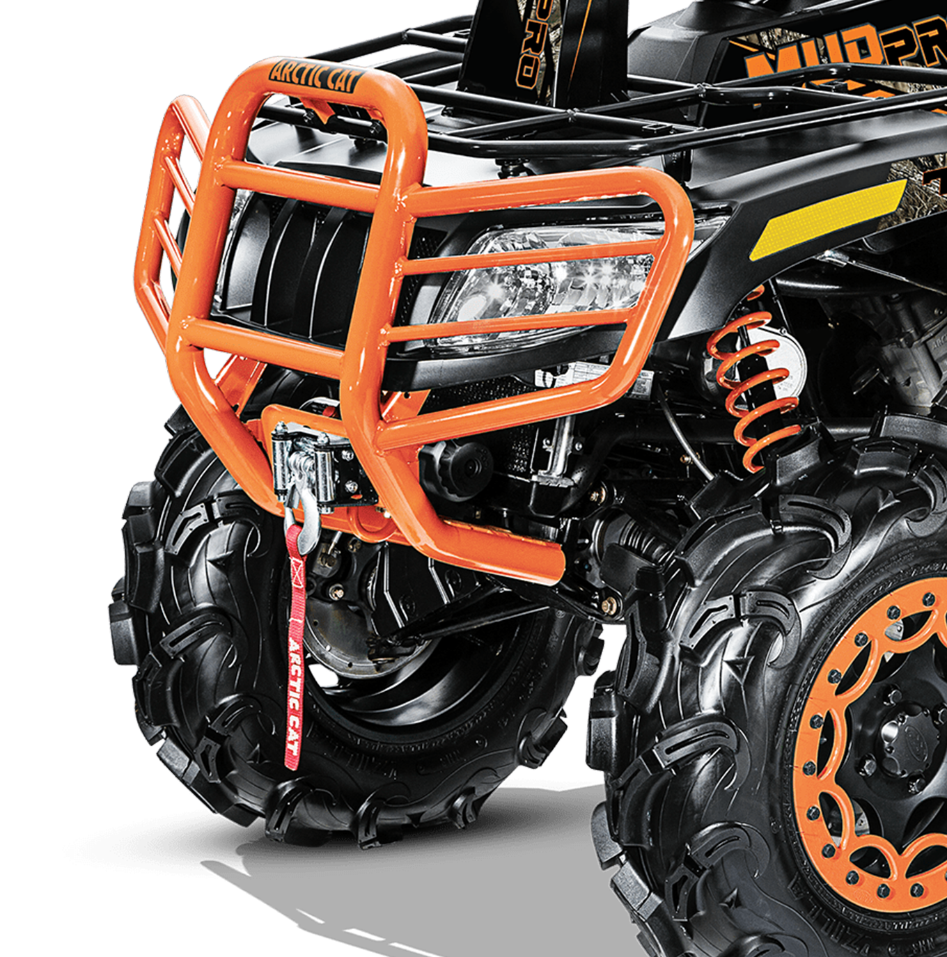Heavy Duty Front U0026 Rear Bumpers - Atv Mud, Transparent background PNG HD thumbnail