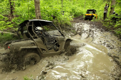 Riding Through The Mud In Ontario - Atv Mud, Transparent background PNG HD thumbnail