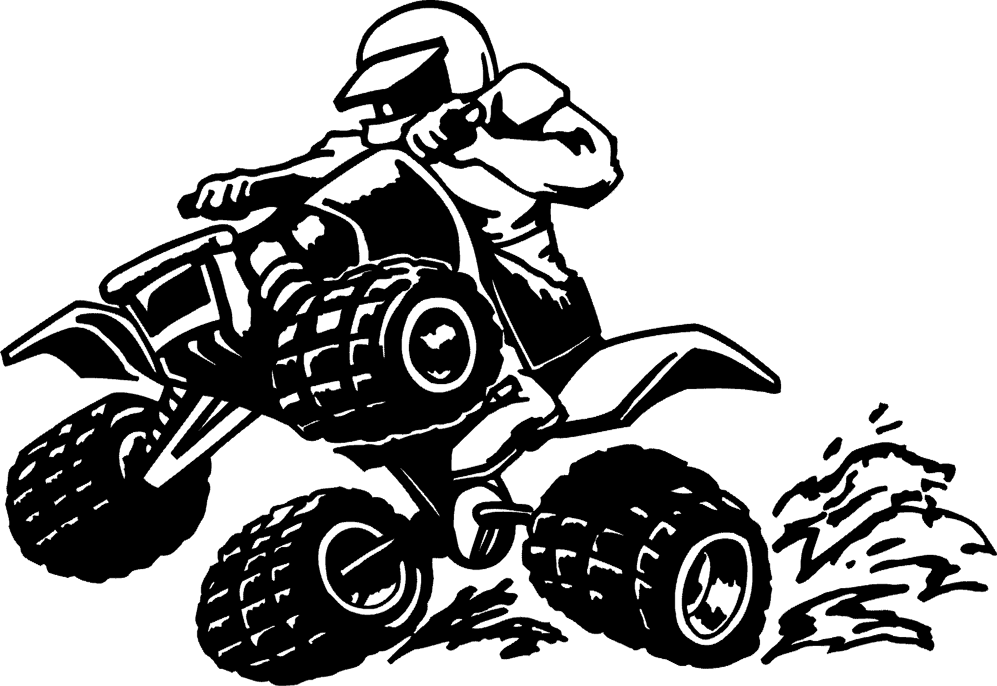 Atv Silhouette Cliparts #2772023 - Atv Vector, Transparent background PNG HD thumbnail