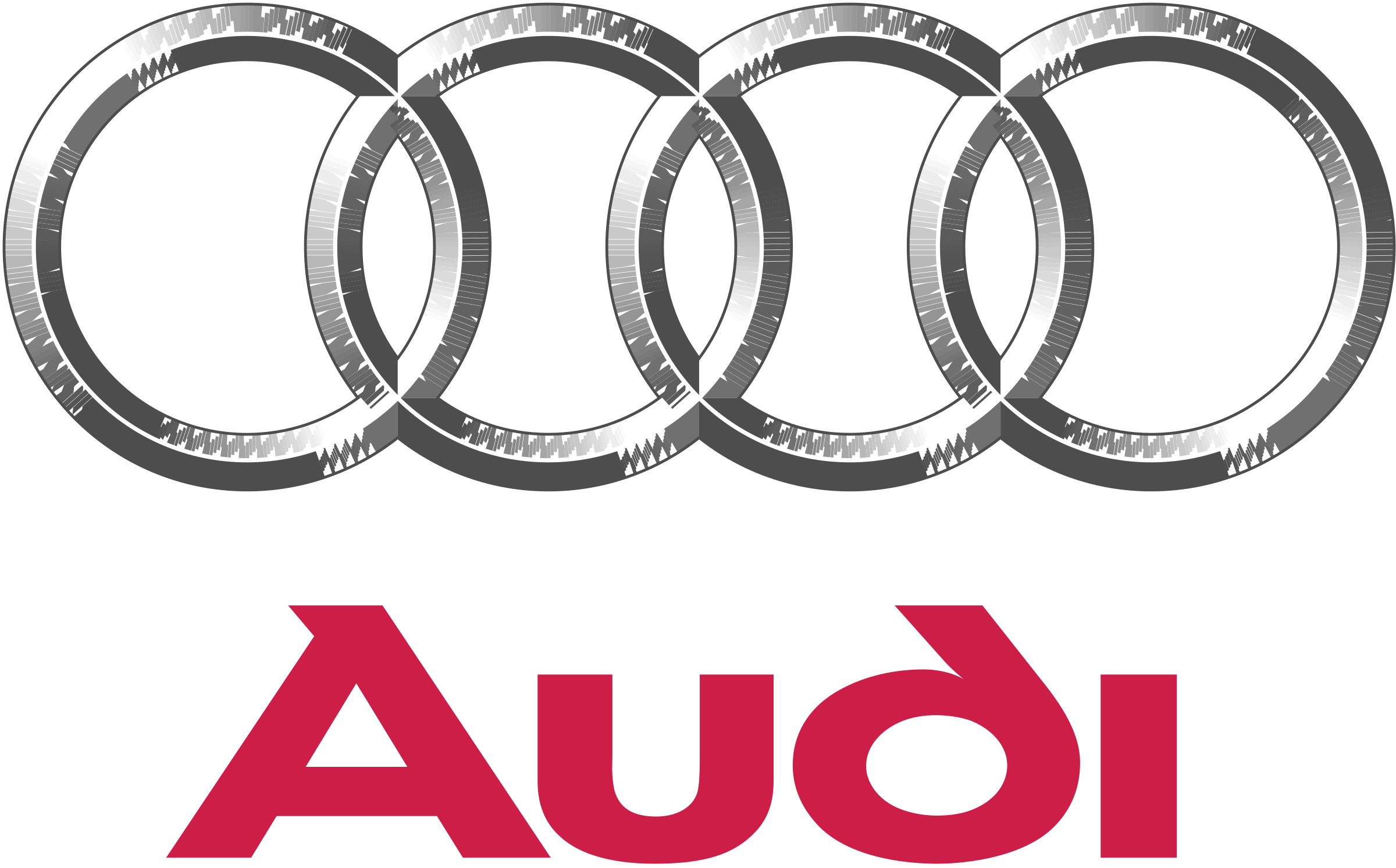 Audi Logo Rings - Audi Logo P