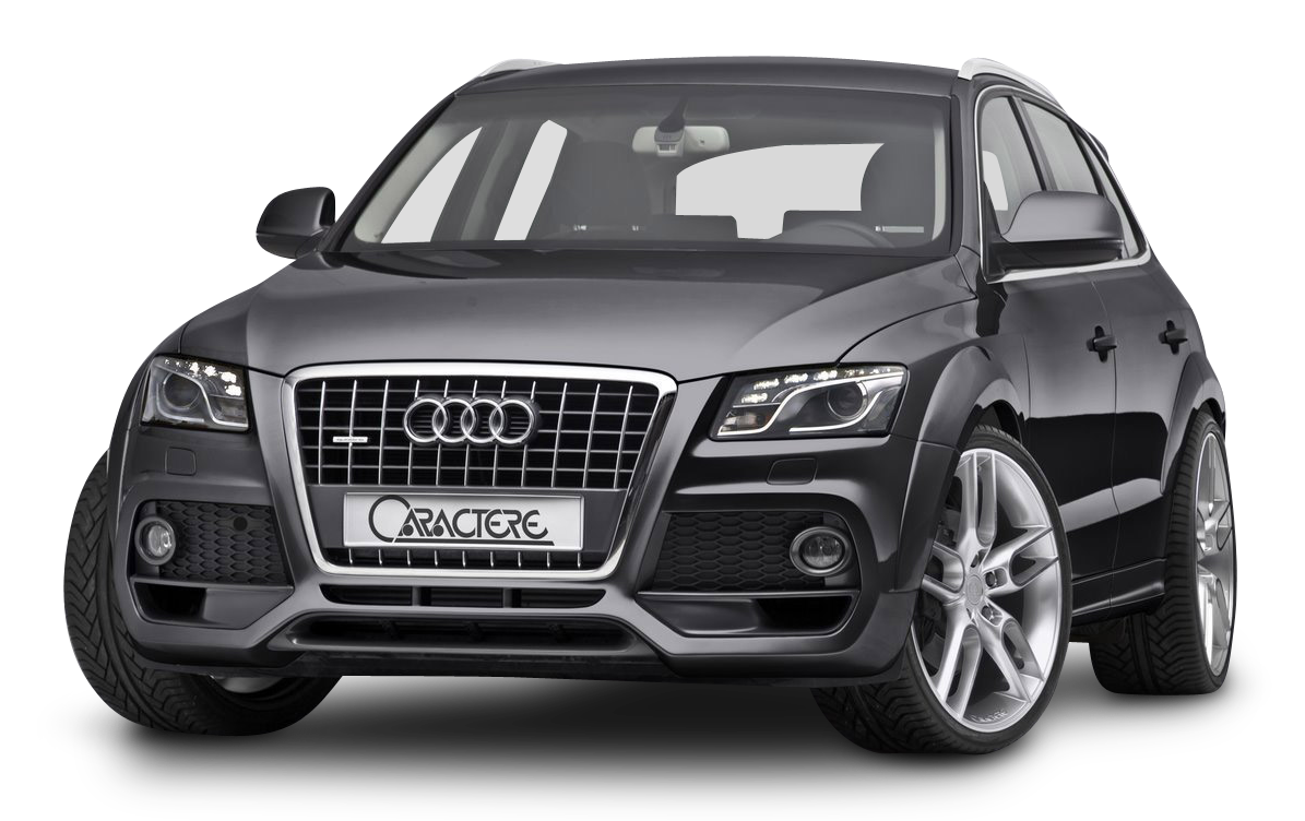 Audi Q5 Caractere Black Car Png Image - Audi, Transparent background PNG HD thumbnail