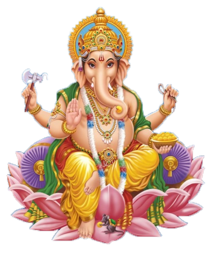 Aum Ganesha Goddess Laxmi Monad - Sri Ganesh, Transparent background PNG HD thumbnail