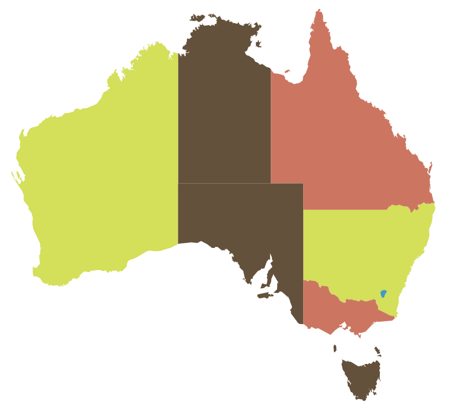 Click On The Map Of Australia, Abortion Laws Hdpng.com  - Australia, Transparent background PNG HD thumbnail