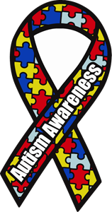 Autism Awareness Ribbon Logo Vector - Autism Speaks Vector, Transparent background PNG HD thumbnail