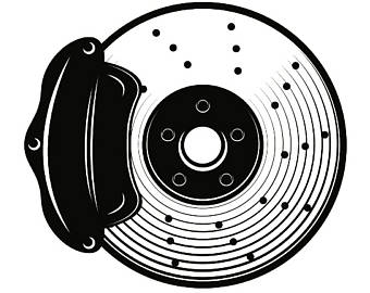 Disc Brakes #2 Auto Mechanic Automotive Car Truck Vehicle Garage Repair Service Shop Logo . - Auto Brake Service Vector, Transparent background PNG HD thumbnail