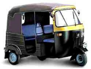 CNG Auto Rickshaw With 4 Stro