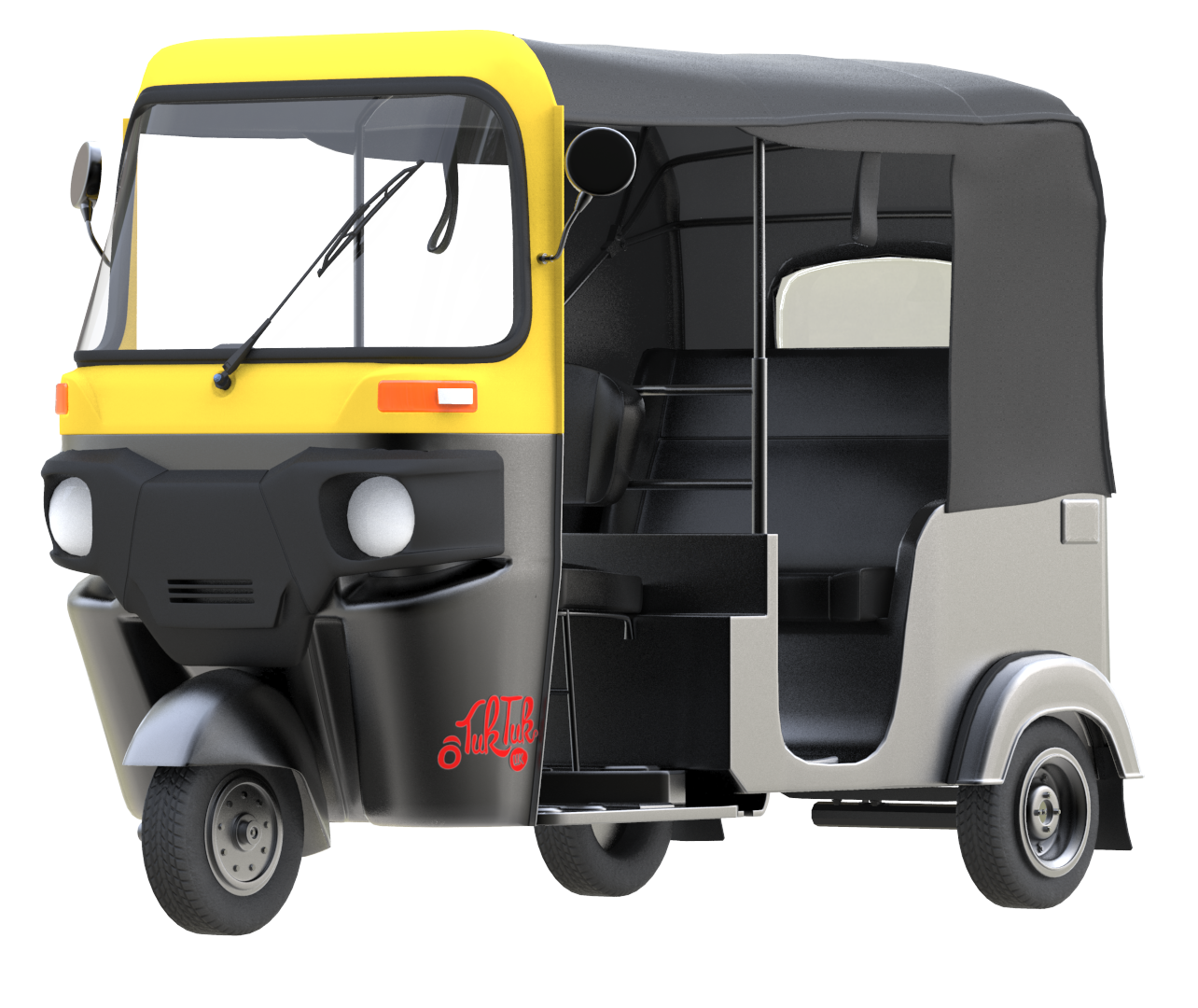 CNG Auto Rickshaw With 4 Stro