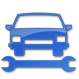 Car Repair Blue 2 Icon - Auto Shop, Transparent background PNG HD thumbnail