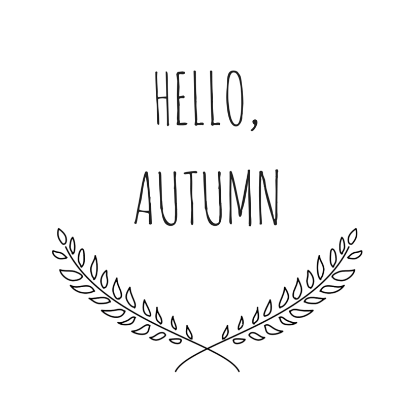 Hello Autumn - Autumn Black And White, Transparent background PNG HD thumbnail