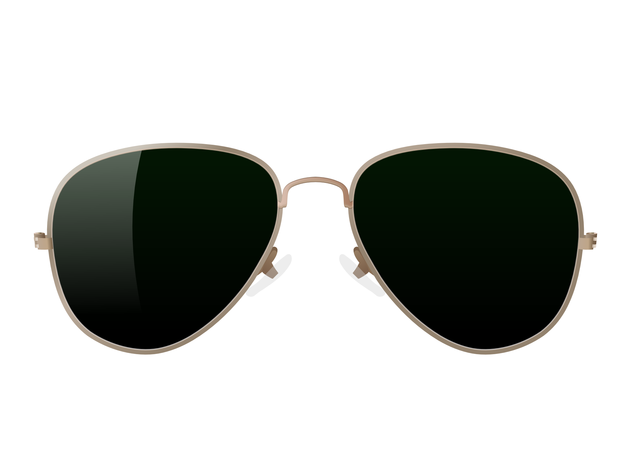 Aviator Sunglasses Vector - Sunglasses, Transparent background PNG HD thumbnail