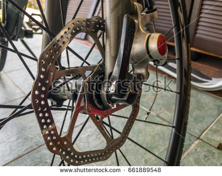 June 2017   Avid Bb 5 Disc Brake Rotor Mounted On A Bicycle, With Shimano - Avid Bicycles Vector, Transparent background PNG HD thumbnail