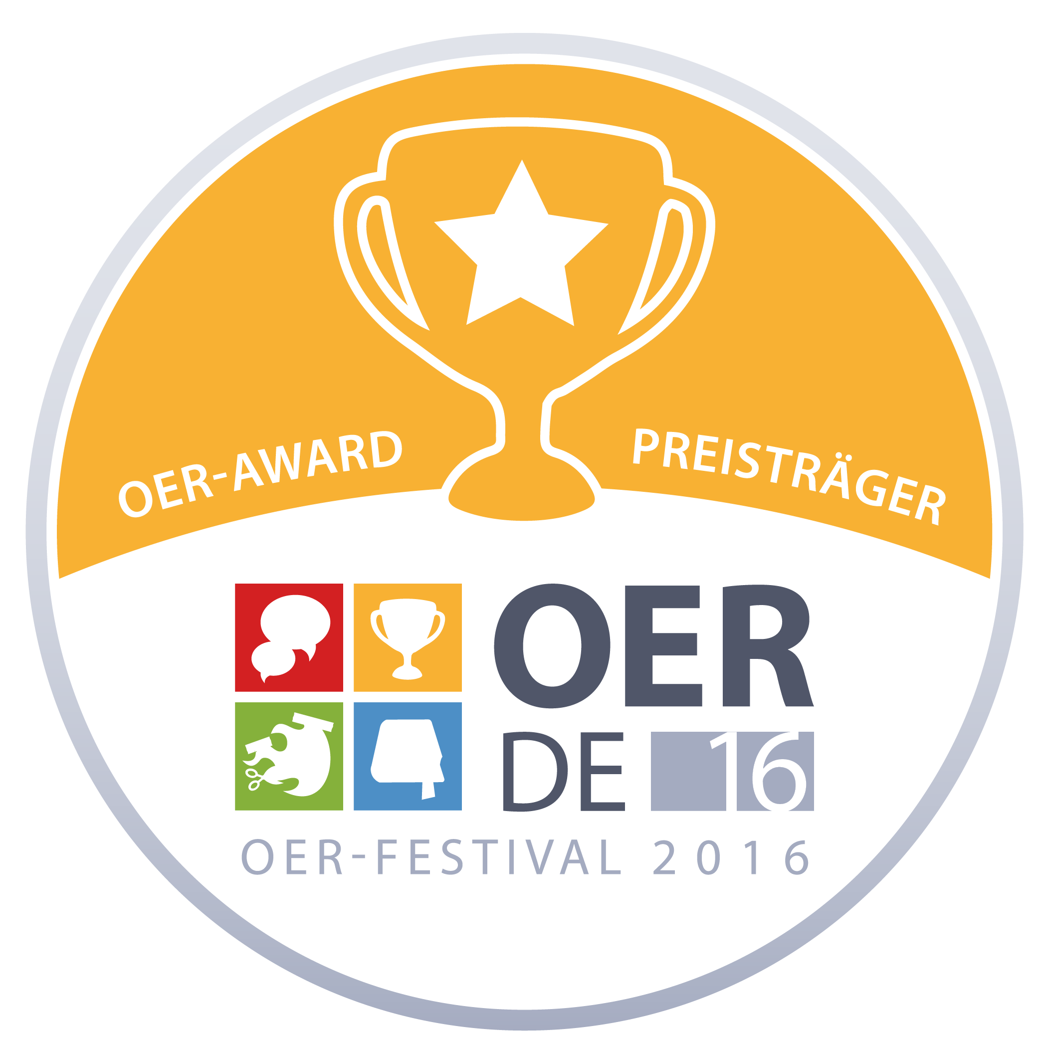 File:oer Festival 2016   Badge   Oer Award.png - Award, Transparent background PNG HD thumbnail