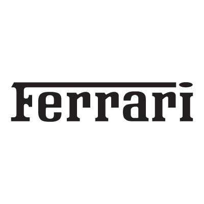 Ferrari Black Logo Vector . - Awd Black Vector, Transparent background PNG HD thumbnail