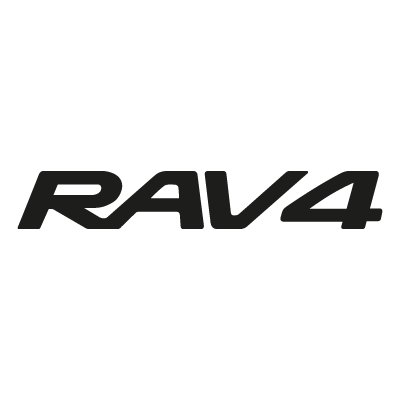 Toyota Rav4 Logo - Awd Black Vector, Transparent background PNG HD thumbnail