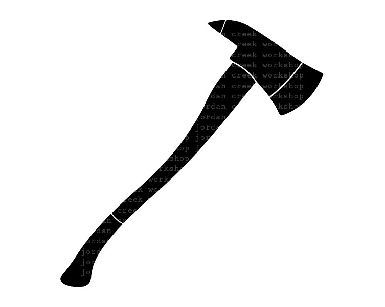 Simple Shaped Ax (Axe) Icon #