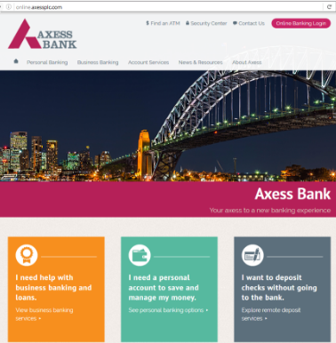 Axess Banks vector logo .