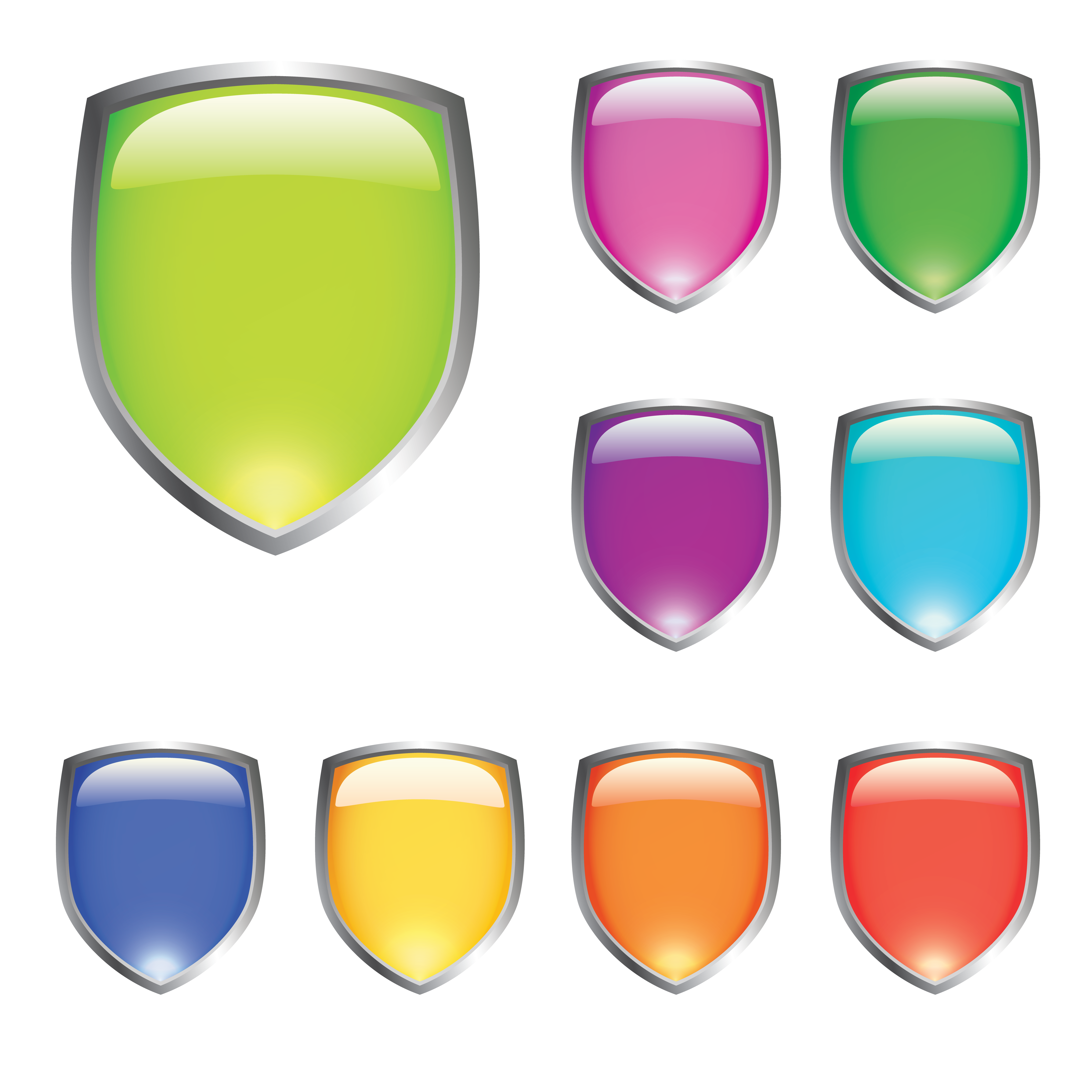 . Hdpng.com Free Vector Glossy Shields - Aygaz Vector, Transparent background PNG HD thumbnail