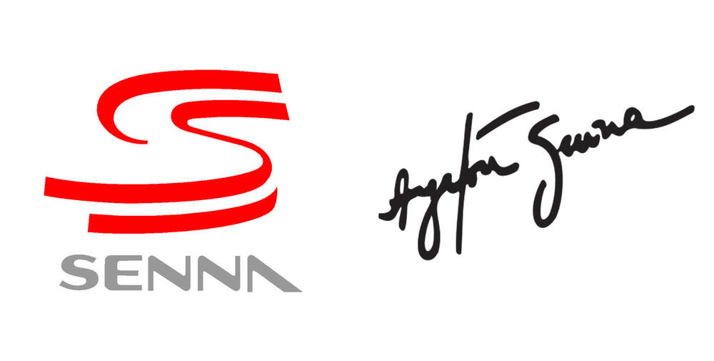 Filename: Ayrton Senna Logo Y Firma.jpg - Ayrton Senna S, Transparent background PNG HD thumbnail