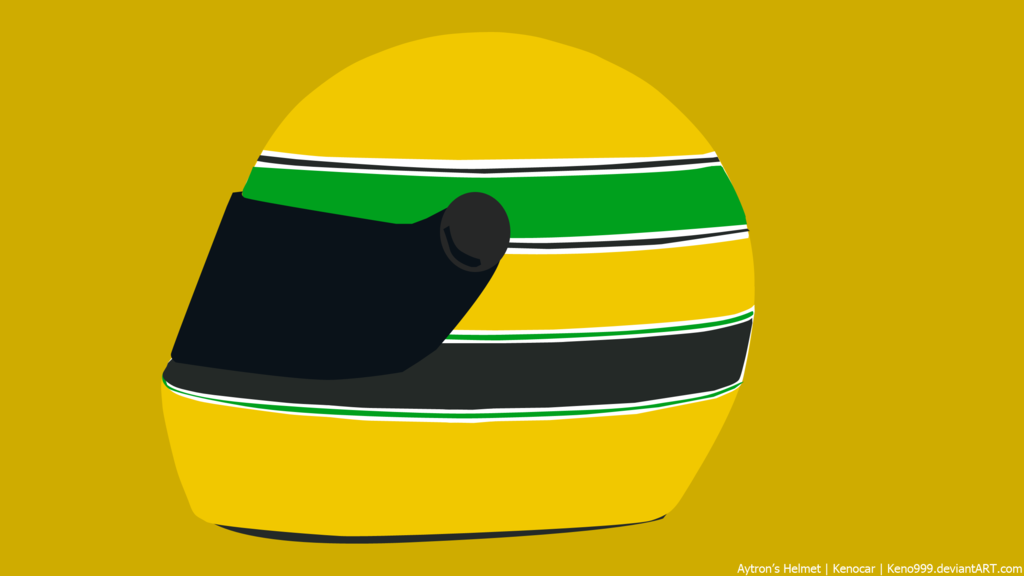 Ayrtonu0027S Helmet By Keno999 Hdpng.com  - Ayrton Senna S Vector, Transparent background PNG HD thumbnail