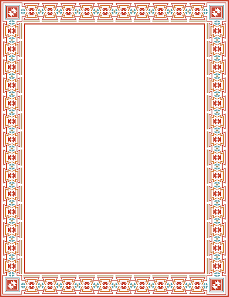 Free Aztec Border Templates Including Printable Border Paper And Clip Art Versions. File Formats Include Gif, Jpg, Pdf, And Png. Vector Images Are Also Hdpng.com  - Aztec Borders, Transparent background PNG HD thumbnail