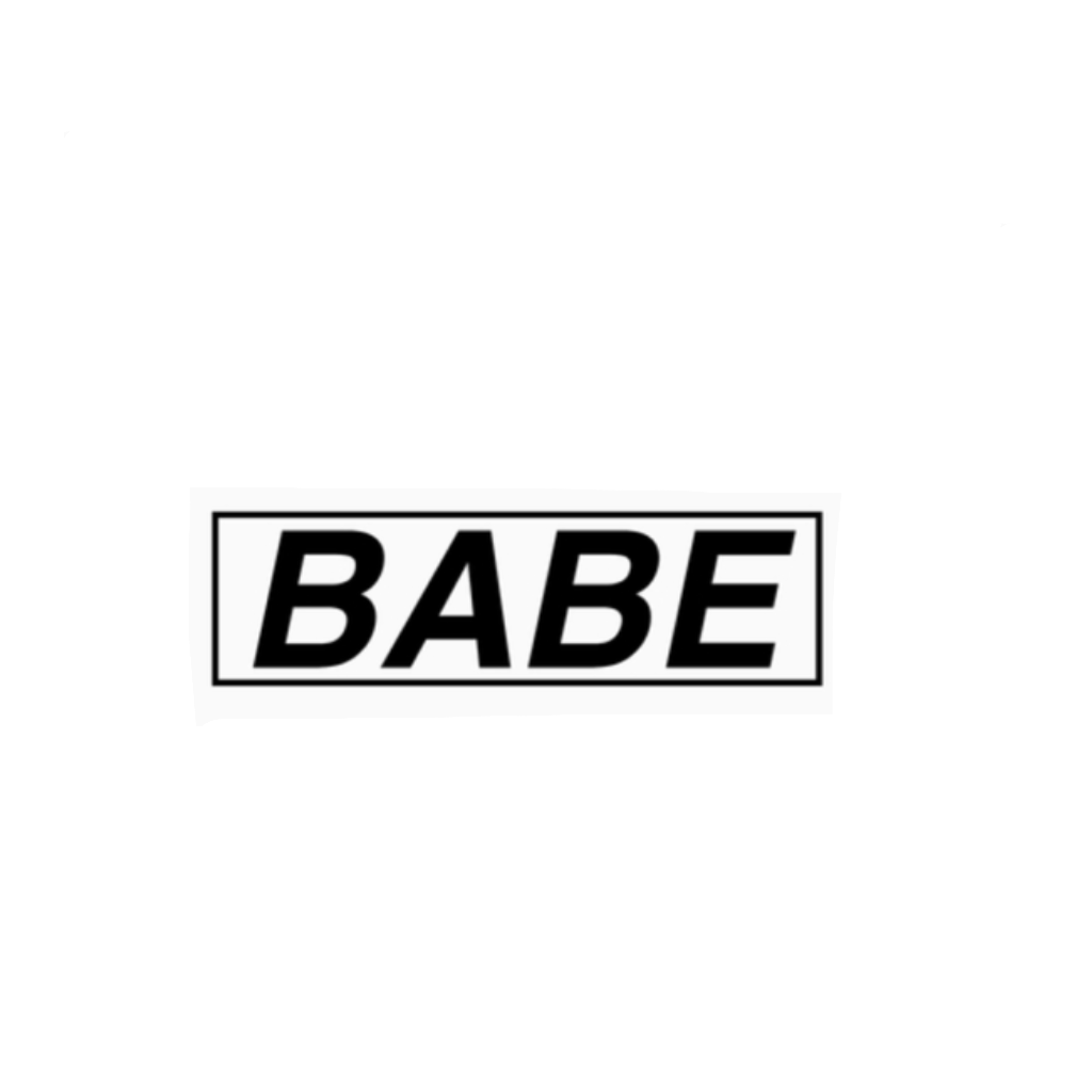 Babe Png Pngtumblr Pngs Stickers Me Freetoedit. - Babae Black And White, Transparent background PNG HD thumbnail