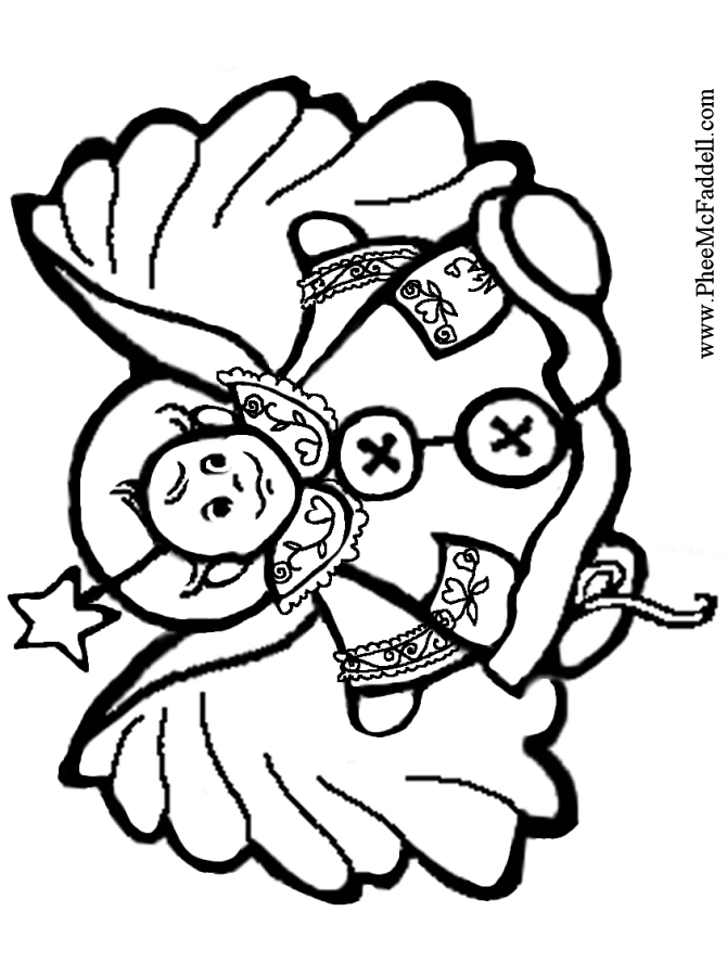 Baby Angel PNG Black And White - Baby Angel Black And W