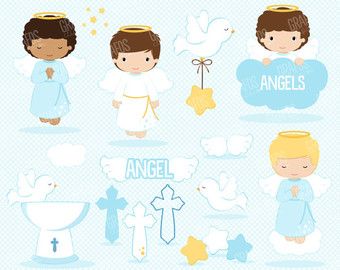 Angel Digital Clipart, Angel Clipart, Angel Clip Art, Angel Boy Clipart, Angel Boy Clip Art, Baptism Clipart, Angel Baptism Boy Clipart - Baby Baptism, Transparent background PNG HD thumbnail