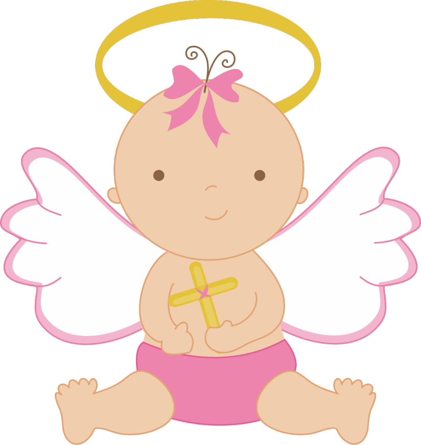 Baby Angel Clipart - Baby Baptism, Transparent background PNG HD thumbnail