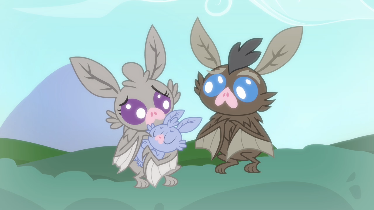 Bat Couple With Their Baby S4E07.png - Baby Bat, Transparent background PNG HD thumbnail