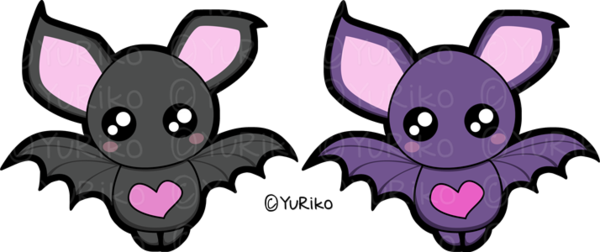 Cute Bats By O Yuriko O Hdpng.com  - Baby Bat, Transparent background PNG HD thumbnail