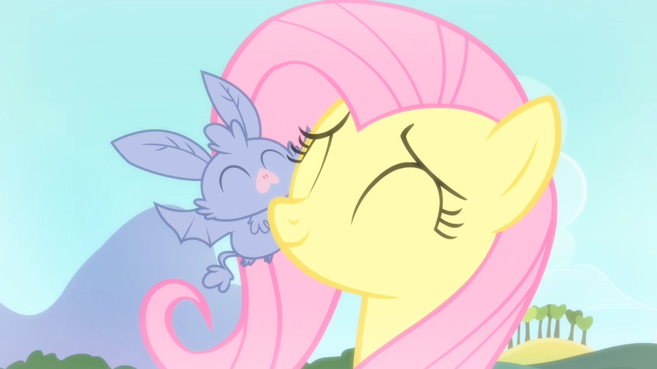 Fluttershy And The Baby Bat S4E07.png - Baby Bat, Transparent background PNG HD thumbnail