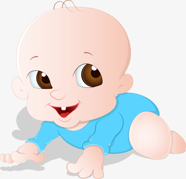 Cartoon Baby Tummy, Hand Painted Cartoon, Baby, Crawl Png And Vector - Baby Belly, Transparent background PNG HD thumbnail
