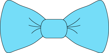 Light Blue Bow Tie - Baby Blue Bow Tie, Transparent background PNG HD thumbnail