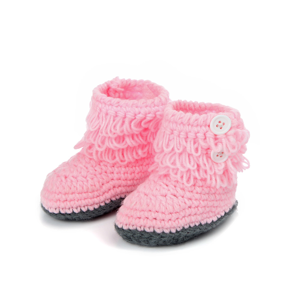 Baby Boot Png - Handmade Crochet Baby Shoes Girls Knitted Tassels Ankle Baby Boots Toddler Girl Boy Wool Snow Crib Shoes Socks Booties T0081 In First Walkers From Mother Hdpng.com , Transparent background PNG HD thumbnail