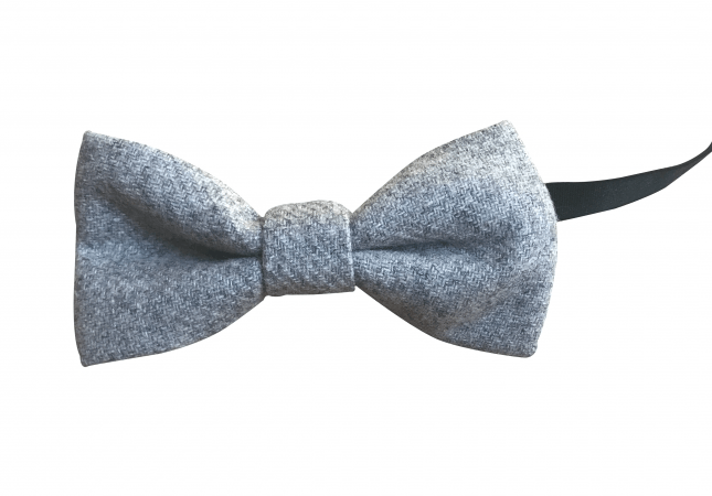 Amelia Boys Grey Bow Tie - Baby Bow Tie, Transparent background PNG HD thumbnail