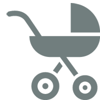 Cart - Baby Boy Crib, Transparent background PNG HD thumbnail