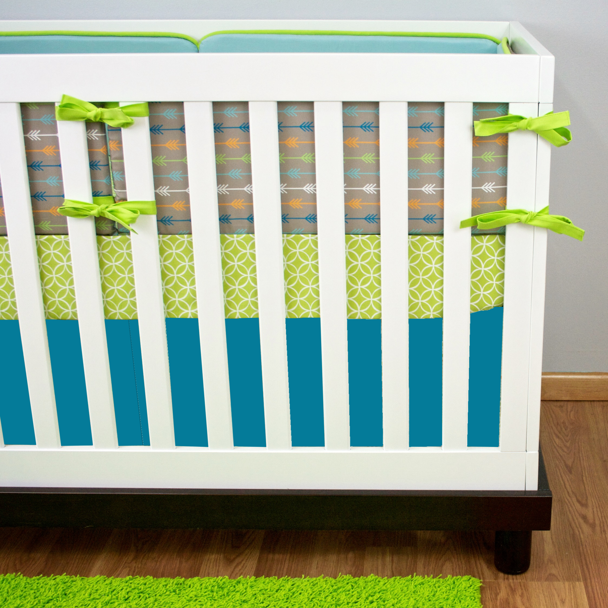 Hipster Arrows Crib Bedding - Baby Boy Crib, Transparent background PNG HD thumbnail