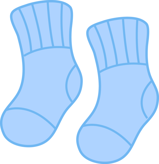 Blue Baby Boy Socks - Baby Boy Items, Transparent background PNG HD thumbnail
