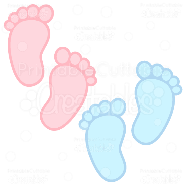 Baby Footprints Free Svg Cuts U0026 Clipart   Svg Free Scrapbook Cut Files For Silhouette, Cricut Cutting Machine. - Baby Boy Rattle, Transparent background PNG HD thumbnail