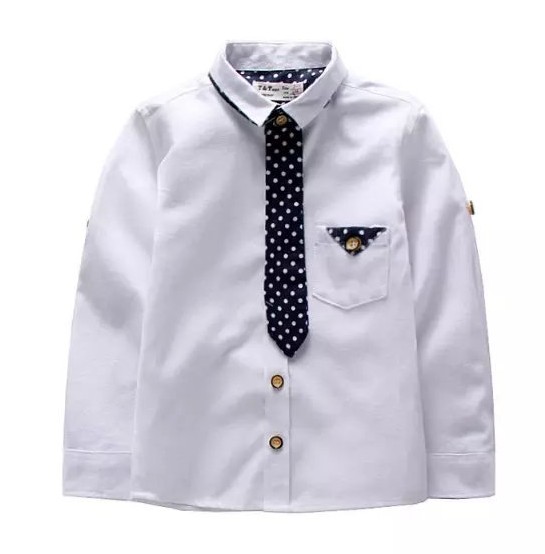 Pfs33 Casual Long Sleeve Boys Shirts With Tie Design 2 9 Age Baby Boy Shirt Children Clothing 6Pcs / Lot Free Shipping In Shirts From Mother U0026 Kids On Hdpng.com  - Baby Boy Tie, Transparent background PNG HD thumbnail