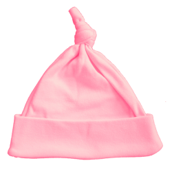 Baby Blanks 100% Cotton Pink Baby Knot Hats - Baby Cap, Transparent background PNG HD thumbnail