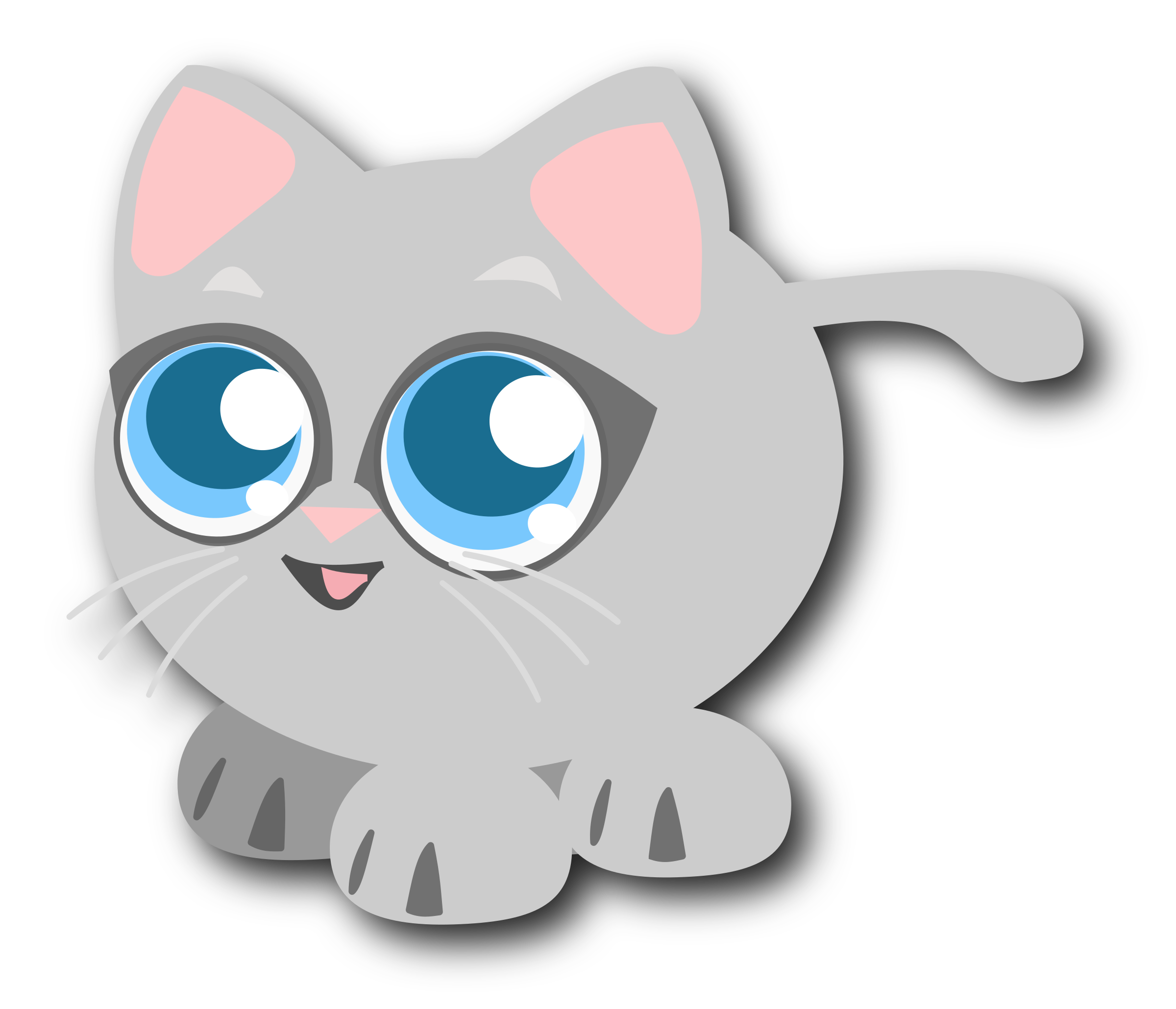 Big Image (Png) - Baby Cat, Transparent background PNG HD thumbnail