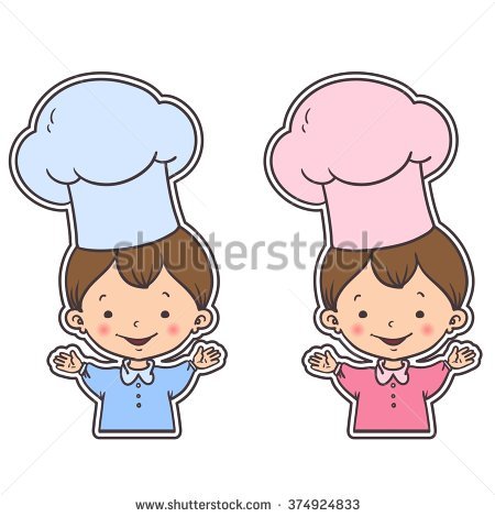 Vector Design Sticker With Cook Baby Boy And Girl. Cute Cartoon Baby Chef. Kids - Baby Chef, Transparent background PNG HD thumbnail