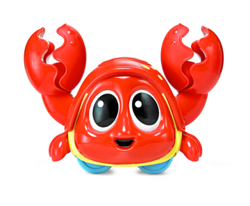 Catch Me Crabbie - Baby Crab, Transparent background PNG HD thumbnail