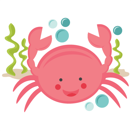 Smiling Crab Svg Scrapbook Cut File Cute Clipart Files For Silhouette Cricut Pazzles Free Svgs Free - Baby Crab, Transparent background PNG HD thumbnail