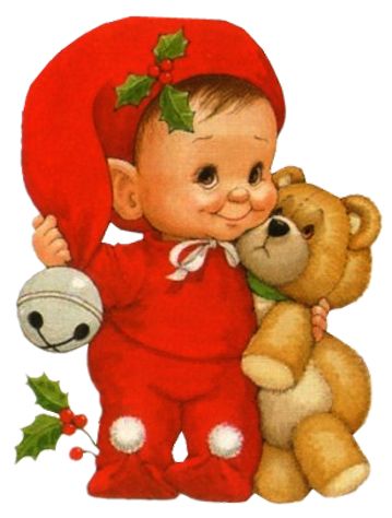 Baby And Bear Ruth Morehead Clipart - Baby Elf, Transparent background PNG HD thumbnail