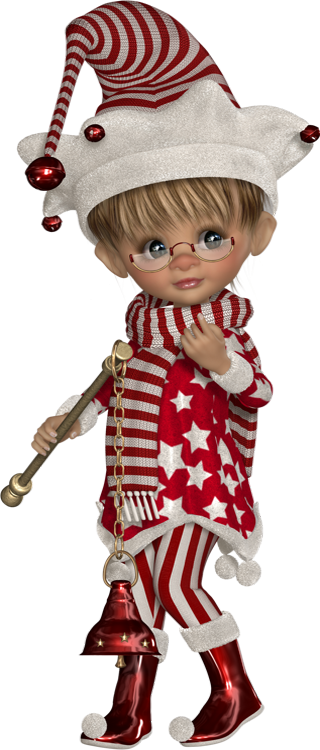 Decoupage - Baby Elf, Transparent background PNG HD thumbnail