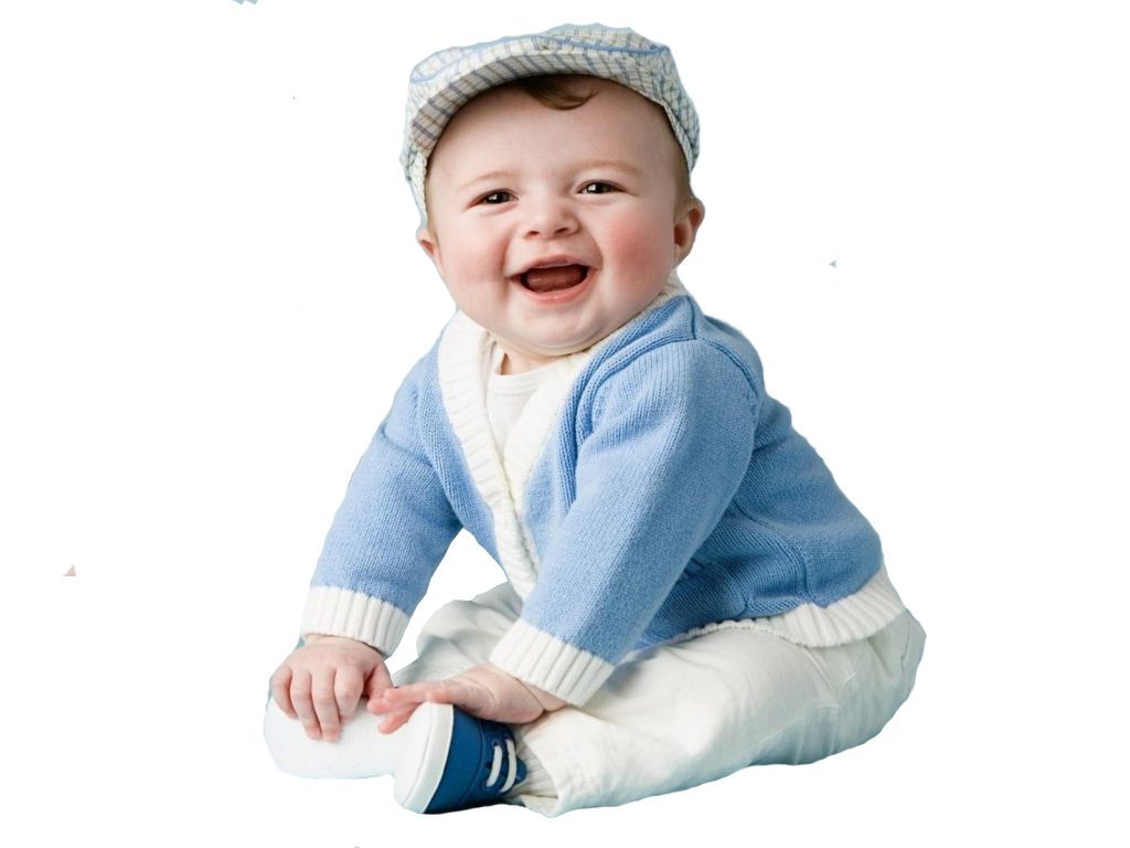 Baby White Background Image
