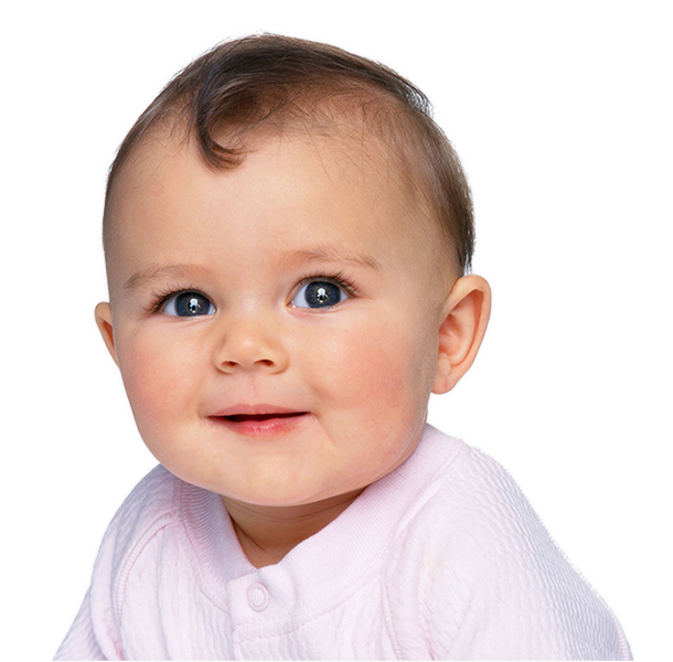 Baby White Background Image